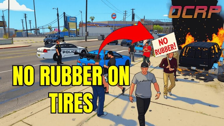 What Happens When You DITCH Tires and Ride on RIMS in OCRP? GTA RP