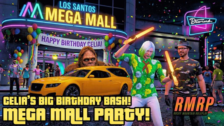Max Drives Celia and Bigfoot for the big Birthday Event on RMRP Life #rmrp #gtarp