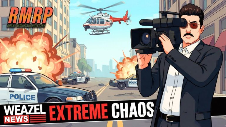 Weazel News Extreme Chaos on RMRP Life | #RMRP #gtarp