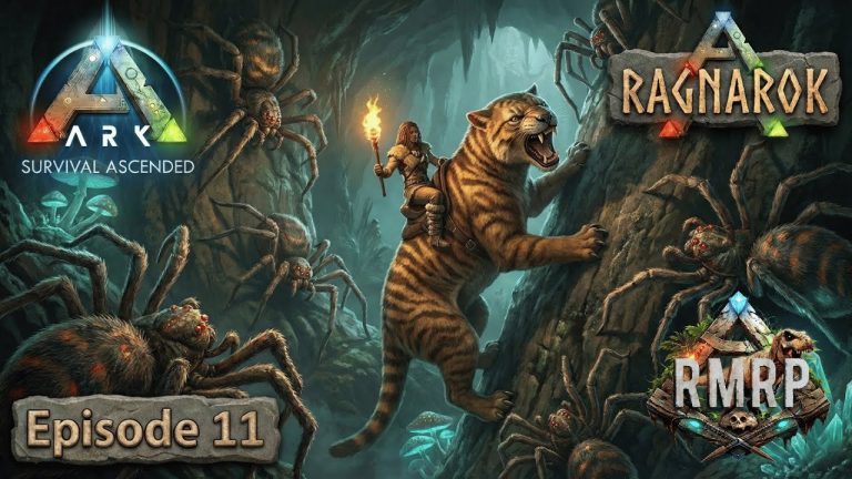 Artifact Cave Adventure on ASA Ragnarok EP11 #asa #ark