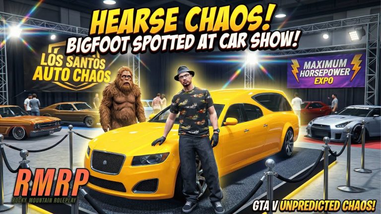 Max at the Car Show – Bank Heist later? on RMRP Life with @IanGoesCiv  #gtarp #rmrp
