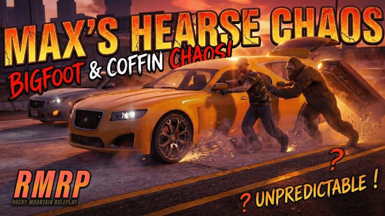 Yellow Banana Hearse and Max on RMRP Life #gtarp #rmrp