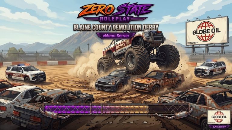 GTA RP ZSRP | Blaine County Demolition Derby Night #gtarp