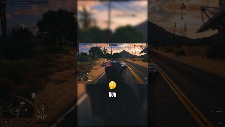 Is the car upside down or are we? 🙃 #ZSRP #glitch