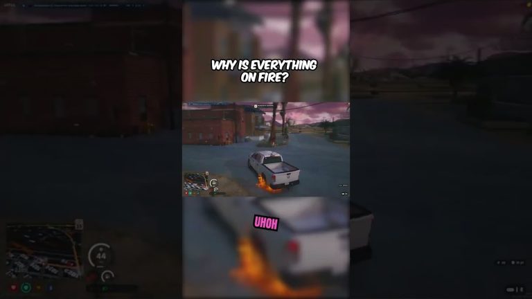 My Car Just EXPLODED During a Police Call #gtarp #gta5 #fails