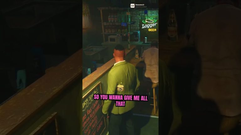 Robber Was TOO Polite So The Bartender Just Gave Him Everything 💀 #gtarp #gta5rp #funny