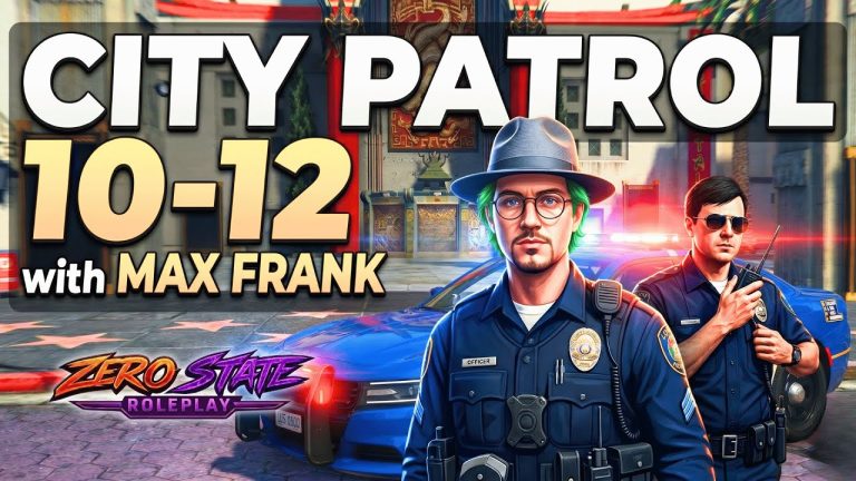 ZSRP GTA RP| Max Frank on Patrol LSPD  #fivem #gtarp