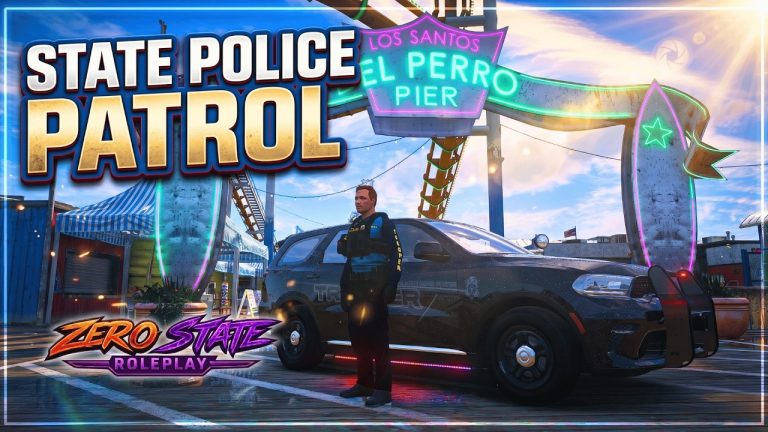 ZSRP GTA RP| State Patrol in and around the county  #fivem #gtarp