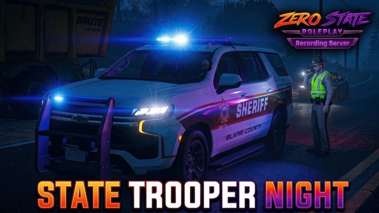 ZSRP GTA RP| State Patrol in the Roxwood  #fivem #gtarp