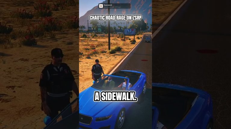 Cop Vs Reckless Driver GOES WRONG #gta5 #roadrage #clips