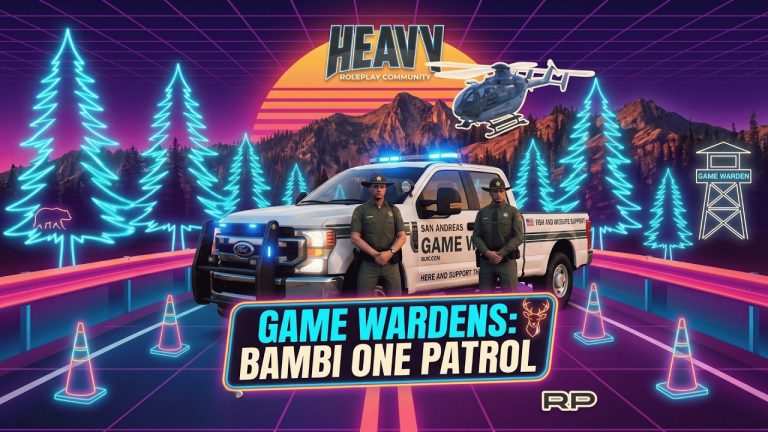 🦌 Bambi One is 10-41 | Game Wardens Heavy RP with @IanGoesCiv